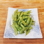 曙町 場内酒場 - 塩茹で枝豆