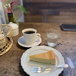 yaichi - かぼちゃのチーズケーキ&ブレンドコーヒー