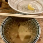 西中島 光龍益 - 僅かに残ったスープはそのまま完飲
