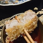 とんかつ肉料理 吉岡 - またお塩で