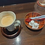 とんかつ肉料理 吉岡 - 食後のコーヒー