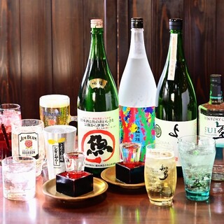 海鮮料理のお供に！豊富に仕入れた日本酒