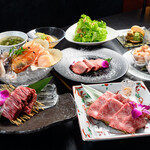 海鮮焼肉 風雅 - 王様のコース♦特選肉7種、王様シリーズのお肉を堪能できるプラン