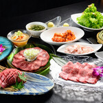 海鮮焼肉 風雅 - 4500円コース♦人気の肉6種に御食事、デザートもついた人気No1プラン