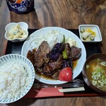 ナカガワ☆スエ食堂 - オージー・ビーフステーキ定食（定番メニューではありません）