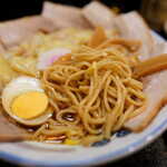 中華そば 下連雀 - 麺はこんな感じ