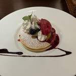 トラットリア モンテ・クッチーナ - デザートのパンケーキ