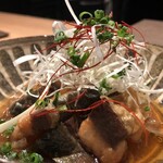 鉄板料理と肴 こがね家 - 本日の南蛮漬け(鯖)