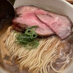 中華蕎麦 蘭鋳 - 中華そば1000円＋大盛り100円