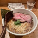 中華蕎麦 蘭鋳 - 中華そば1000円＋大盛り100円