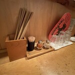 中華蕎麦 蘭鋳 - 卓上アイテム