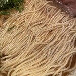 中華蕎麦 蘭鋳 - 麺線美しい…