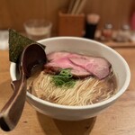 中華蕎麦 蘭鋳 - 中華そば1000円＋大盛り100円