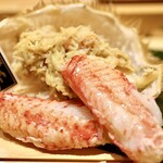 玄水 - 函館産毛蟹甲羅盛り