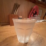 中華蕎麦 蘭鋳 - お水