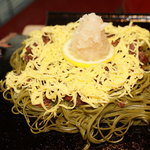 花ちる里 - 今まで食べた瓦そばのなかで一番美味しかった。味はさっぱりだから、ボリュームあるけど食べれちゃいます。