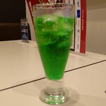 カラオケ ビッグエコー - ドリンク写真:メロンソーダ