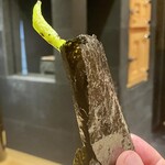 鮨処 池上 - 江戸前の太刀魚と万願寺唐辛子の手巻き