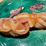 鮨処 池上 - 友人追加の赤貝