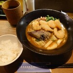 Tanagokoro - えび天カレーうどん＋ちょこっとごはん