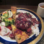 ジュイップ -  キノコのソースのハンバーグ　900円