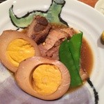 Biken Koumi Ajidokoro Fujiwara - 豚の角煮＆煮玉子+ﾟ｡*(*´∀｀*)*｡ﾟ+ 