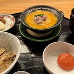 肉和食 月火水木金土日 - 黒毛和牛ロースの雲丹しゃぶ