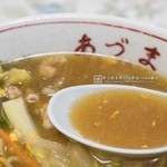 あづま - スタミナラーメン：スープ