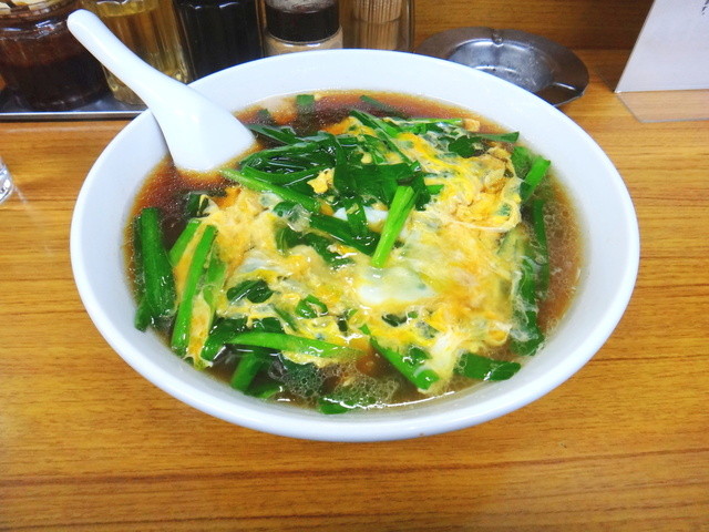 にら玉そばを頂きました By まっぱぁ 長寿 亀戸 中華料理 食べログ