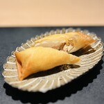 蓬左茶寮 - 松茸と鱧の春巻き