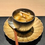 蓬左茶寮 - 松茸新銀杏半張り