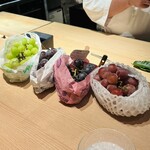 蓬左茶寮 - ４種のぶどう