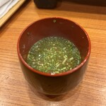 ときずし 山田 - しじみの味噌汁