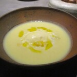 GapricE - ドルチェドリーム：静岡県桑高農園で作られるとっても甘いドルチェドリーム（トウモロコシ）の冷製スープのなかには、ヒンヤリ冷たぁ～いトウモロコシのアイスクリームが現れますョ！