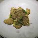 GapricE - サマ－トリュフ：岐阜県飛騨のブランド米 “龍の瞳” をグリーンアスパラのリゾットにした全面をサマートリュフが覆っています。素敵すぎます！♡♡♡