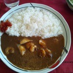 洋食屋　スヤマ - 帆立と小エビのカレーライス（850円）