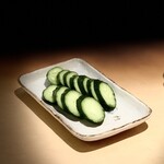 居酒屋 かあさん - 料理写真:① 胡瓜の糠漬け
