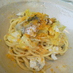 イル ギオットーネ ディ ピュー - フグと白子とボッタルガのパスタ