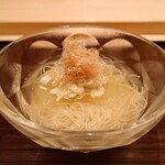 山﨑 - 湯葉と冬瓜を添えた素麺