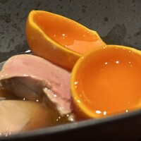 吾一 西天満店 - 金柑と肝の煮付け