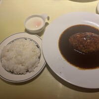 Hamburg Conel - ハンバーグランチ 半熟卵のせデミグラス Hamburg Conel - ハンバーグランチ 半熟卵のせデミグラス