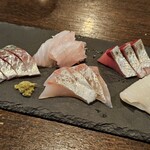 金町製麺 - 刺身盛