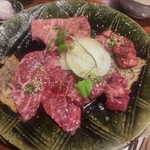 赤身3種　カルビと〇