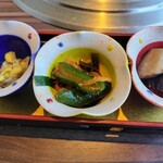 松屋 - セット小鉢3種