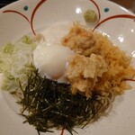 蕎麦の実 - 鶏天温玉親子そば