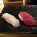 鮨 波やし - ［５回目］真鯛と赤身の握り