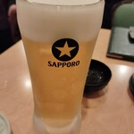 かつ半 - 生ビール