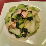 横浜中華街 中國上海料理 四五六菜館 別館 - チンゲン菜の炒め　1,760円