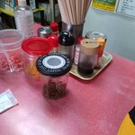 東和ラーメン - 卓上