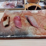 銀座のみこ寿司 - 穴子、中トロ、カンパチ